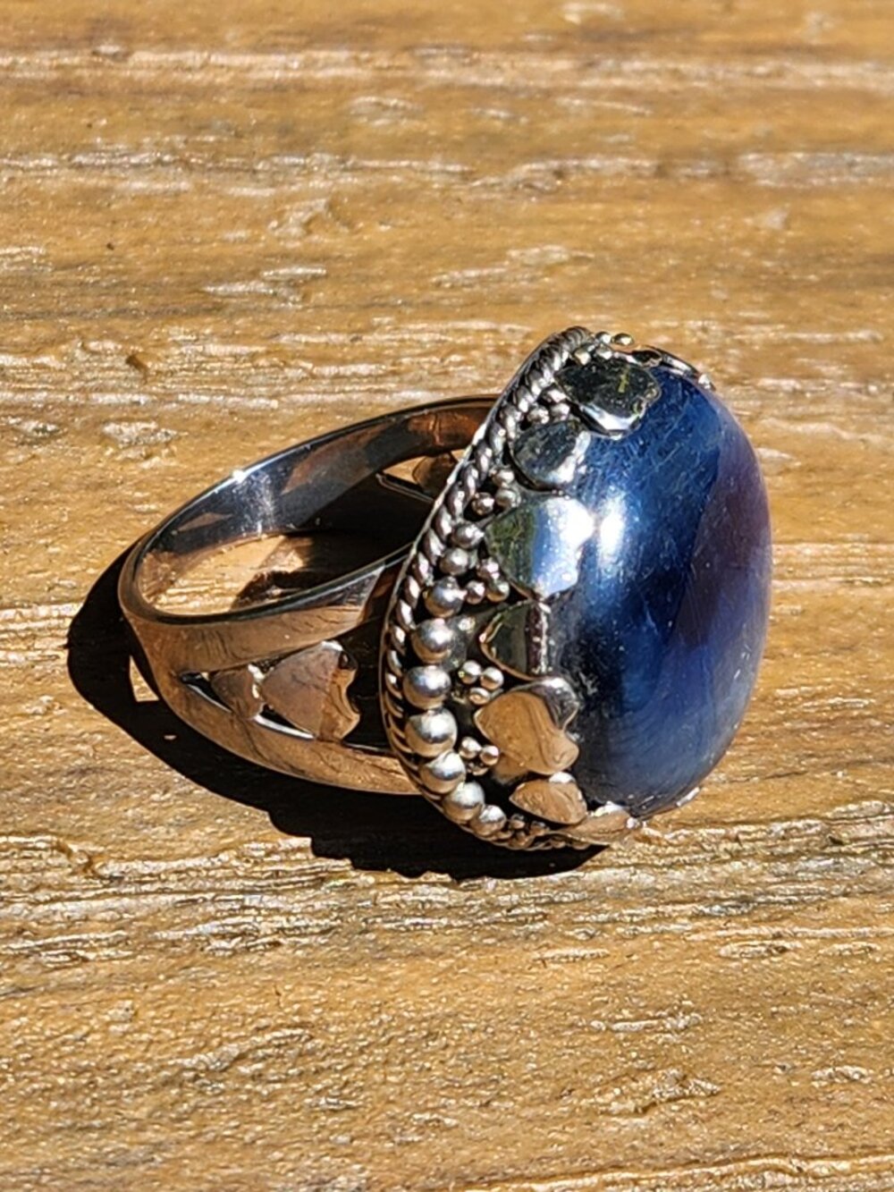 SAJEN Blue Kyanite RING, size 8 - Picture 13 of 14